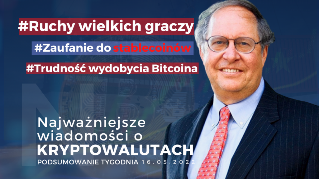 Ubiegły tydzień minął oczywiście pod znakiem Luny i UST, abstrahujmy jednak od tej waluty i sprawdźmy co rzeczowego dzieje się wokół kryptowalut