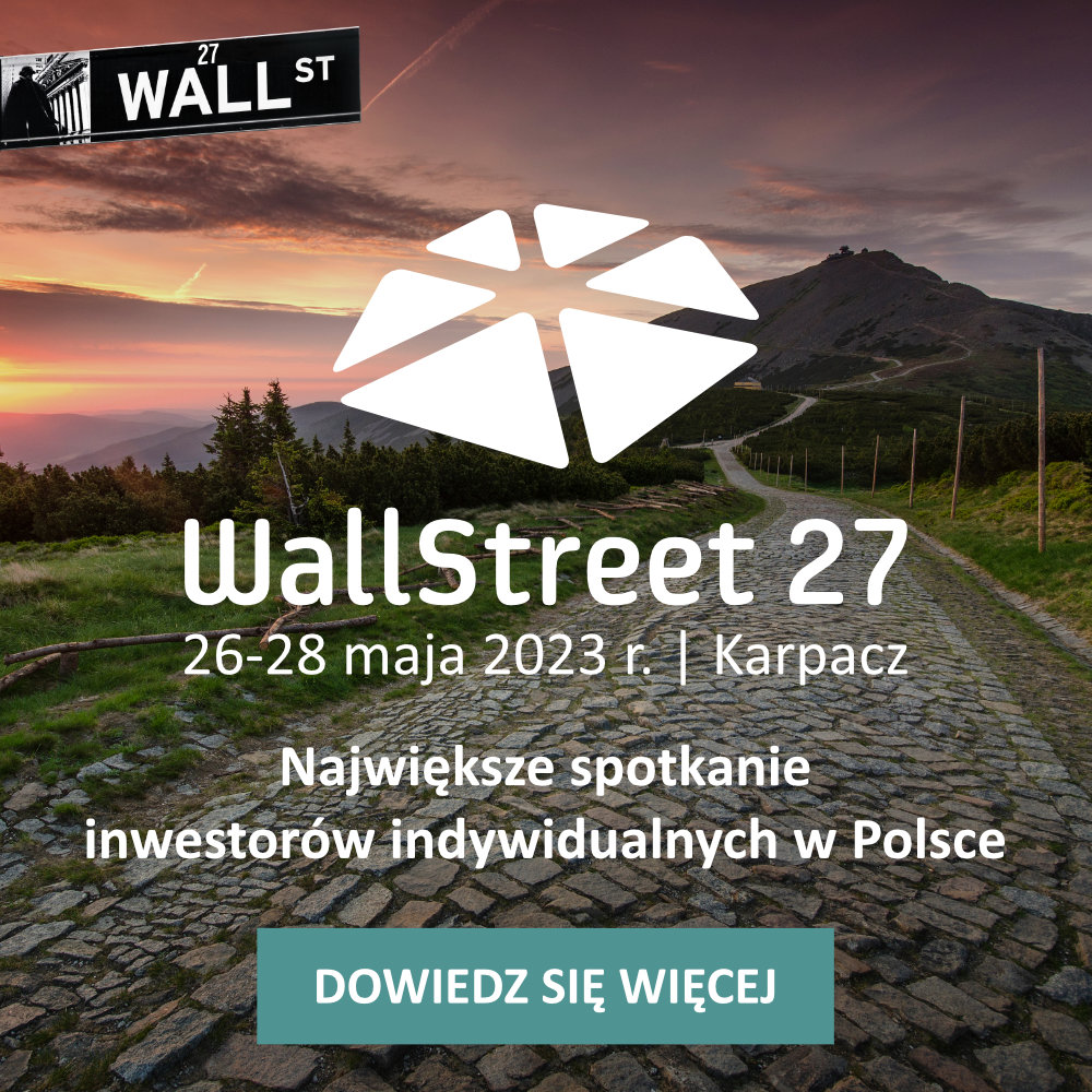 Zapraszamy na 27 edycję Konferencji WallStreet – największe spotkanie inwestorów indywidualnych w Polsce, którego organizatorem jest Stowarzyszenie Inwestorów Indywidualnych. W tegorocznej edycji dołączył także współorganizator – Klub Przedsiębiorczości.
